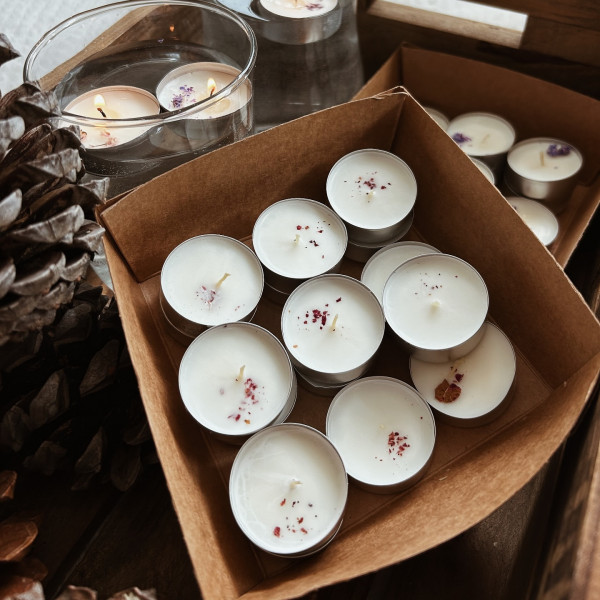 Velas de Té Aromáticas - caja de 18