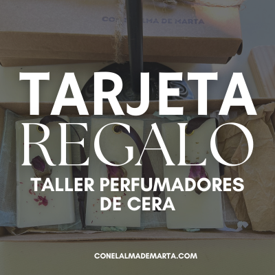 Tarjeta regalo: Taller de perfumadores de cera